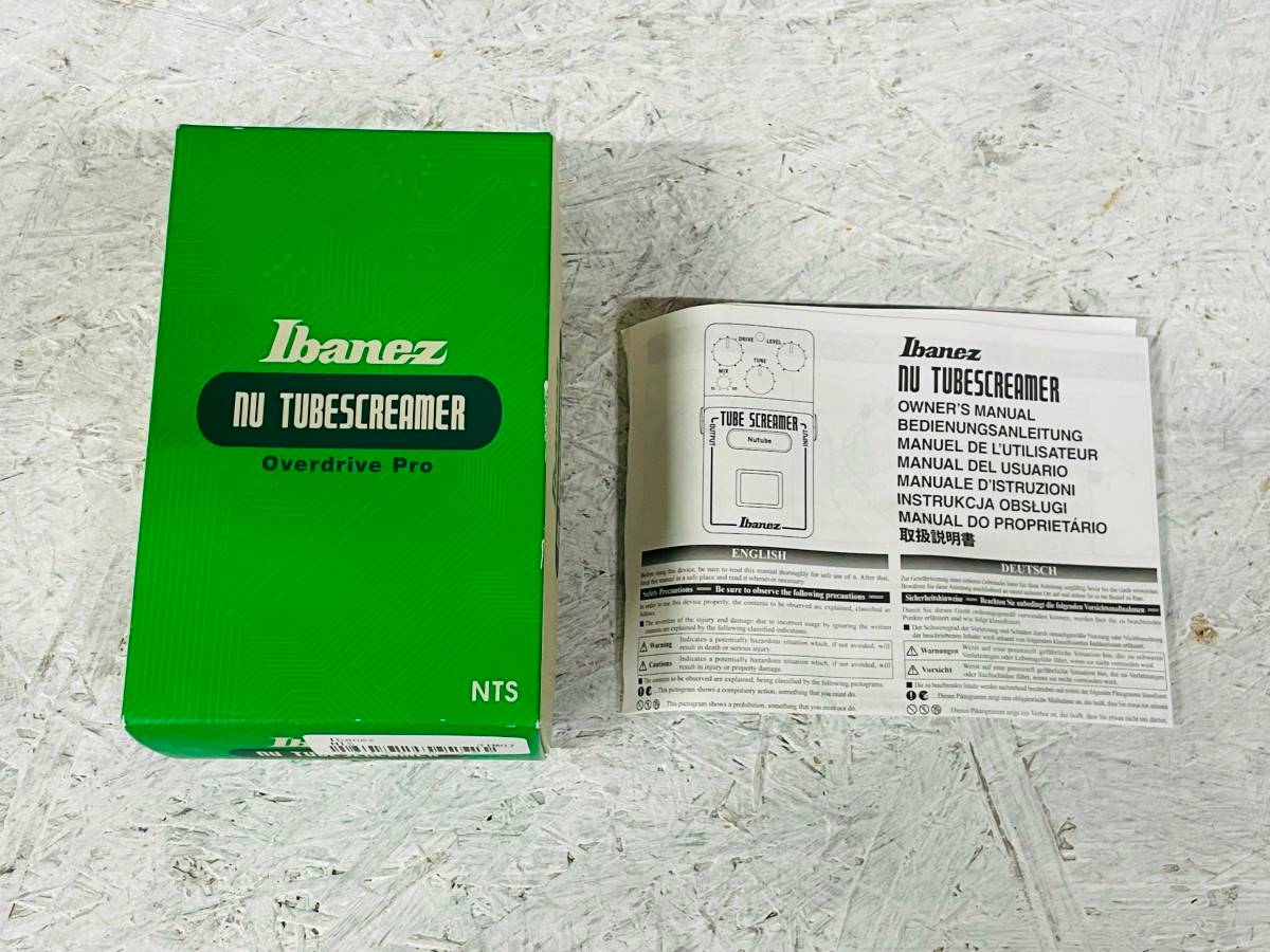 Ibanez nu Tube Screamer箱取説付き Ibanez nu Tube Screamer箱取説付き