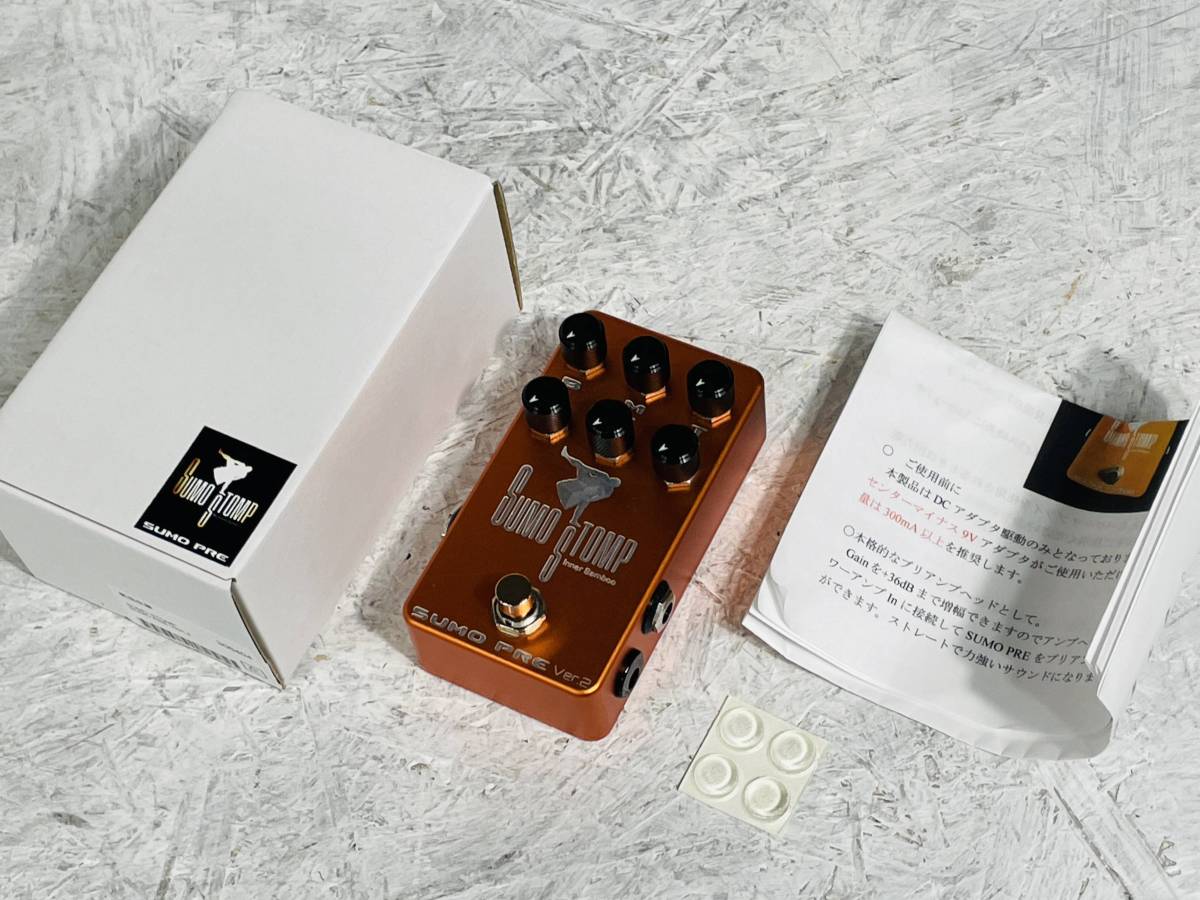 未使用　SUMO STOMP GAIN SUMO ギター SUMO STOMP GAIN SUMO SUMO STOMP by Inner Bamboo GAIN