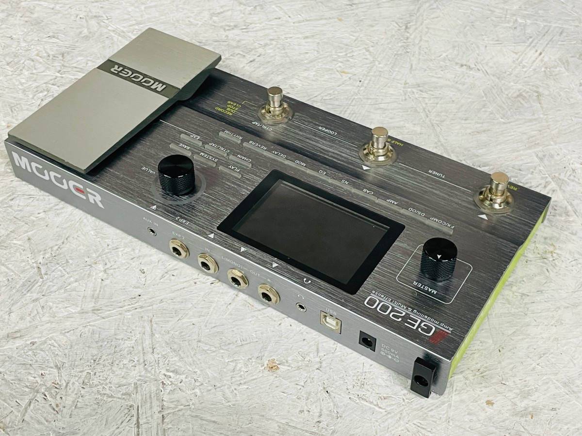 MOOER GE200 マルチエフェクター 中古品 美品 展示品特価】Mooer GE200 マルチエフェクター - 神奈川県の中古