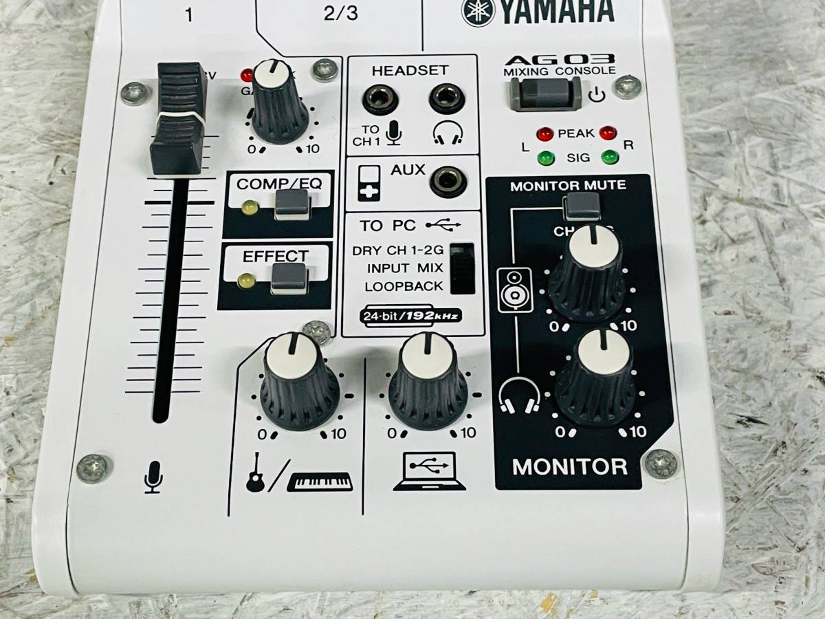 レコーディング・PA :: ミキサー :: 中古 YAMAHA AG03 (u85586