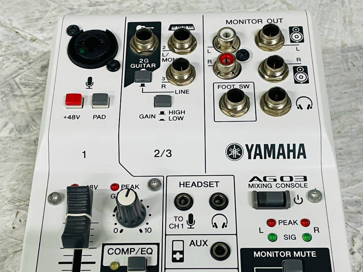 レコーディング・PA :: ミキサー :: 中古 YAMAHA AG03 (u85586